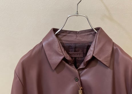 loewe leather jacket