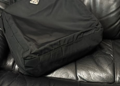 prada nylon logo bag
