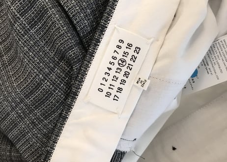 2017ss maison margiela check trousers dead stock A
