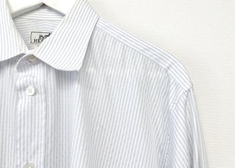 hermes fly front stripe shirt