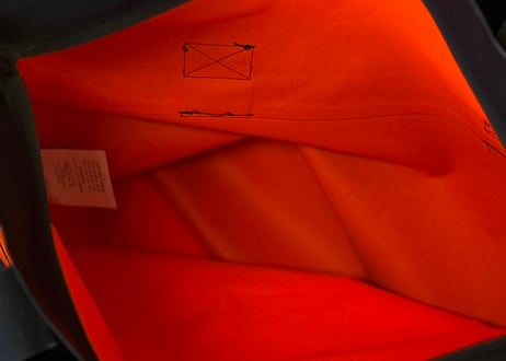 maison margiela calendar tag tote bag