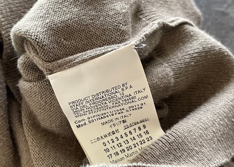 maison margiela "ここのえ期” cardigan