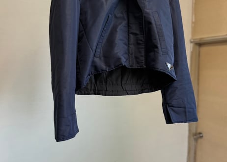 prada triangle logo hoodie