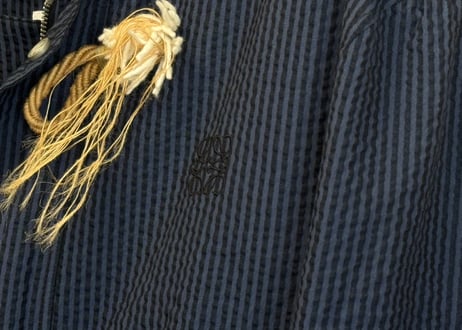 loewe anagram logo tassel jacket dead stock