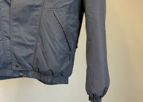 vintage moncler down jacket "gray×black"