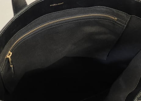 comme des garcons leather tote bag