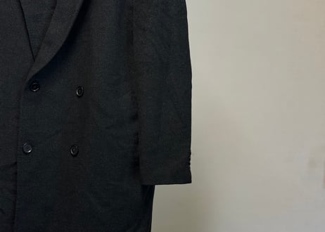 cashmere double long coat #J