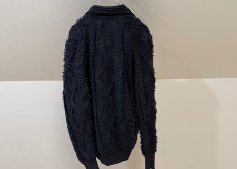 sacai knit jacket