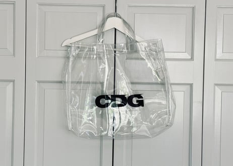 comme des garçons cdg clear bag