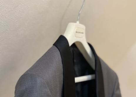 80-90s balenciaga silk tuxedo jacket