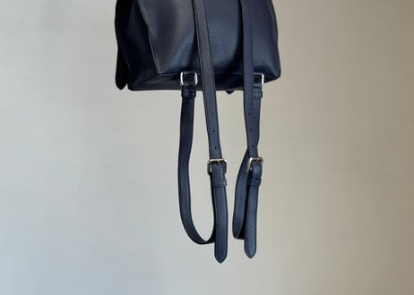 jilsander logo leather backpack