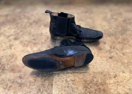 gucci side gore bit leather boots