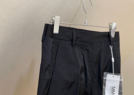 mm6 maison margiela 2020aw nylon blcak trousers dead stock