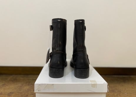 maison margiela leather boots 42