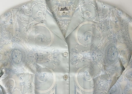 hermes tuileries silk shirt