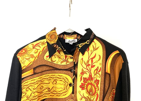 hermes silk shirt