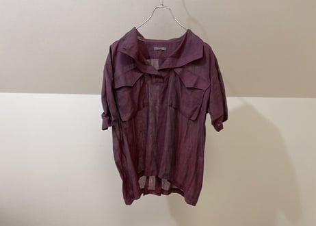1980s isseymiyake linen shirt