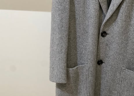 jilsander cashmere wool chesterfield coat