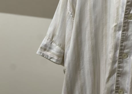 celine over size stripe shirt