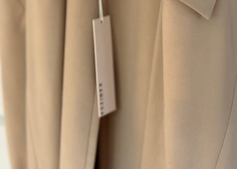 kanizsa sleeveless coat dead stock
