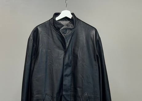 90s leather coat