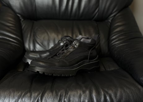 prada leather shose
