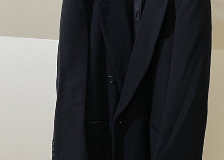 yves saint laurent double chesterfield coat