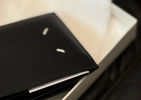 maison margiela leather wallet