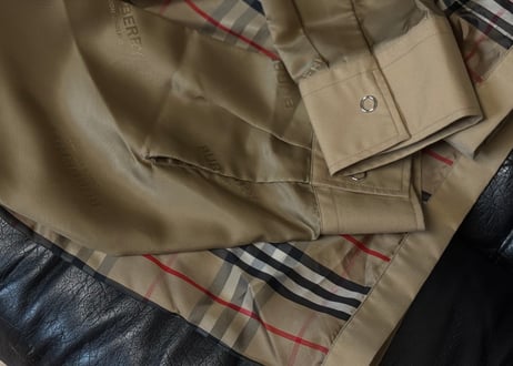 burberry zip shirt dead stock