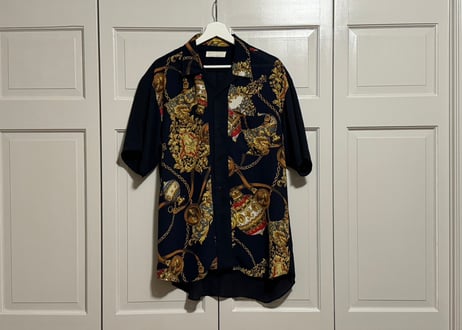 90s "総柄" shirt #B