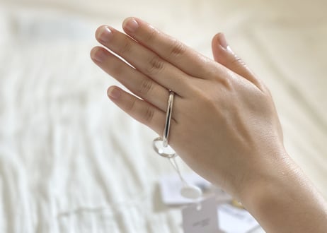 mm6 maison margiela 2019ss ring silver 12号 dead stock