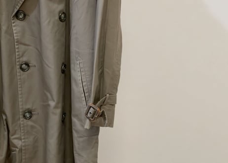 yves saint laurent double trench coat