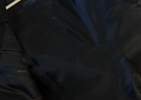 gucci set up suit black