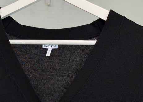 loewe 2024ss anagram cardigan dead stock