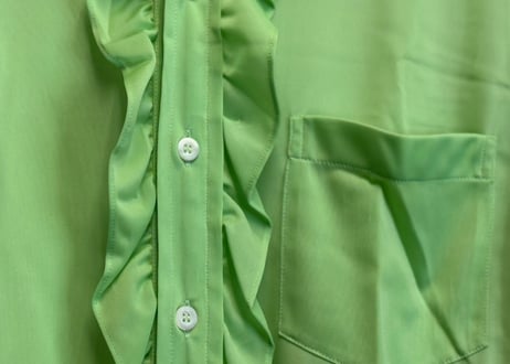 prada 2019ss "look47 48" runway model frill shirt