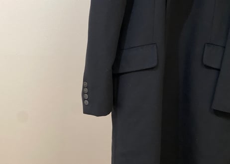 90s seduction de nicole cashmere wool double chesterfield coat