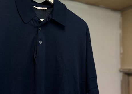 80-90s loewe anagram logo polo shirt