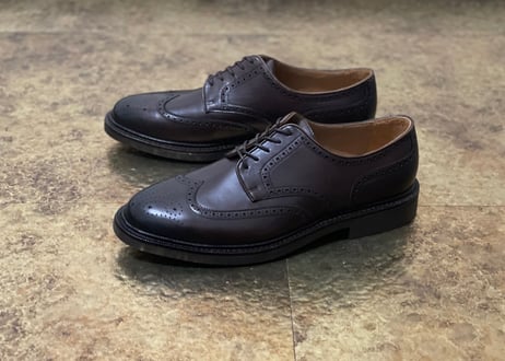 polo ralph lauren 2021aw wing tip dress shose brown 43 dead stock