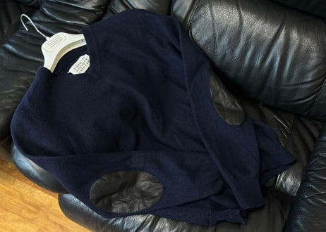 maison margiela "ここのえ期" elbow patch knit