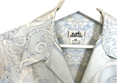 hermes tuileries silk shirt