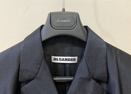 jil sander double jacket black