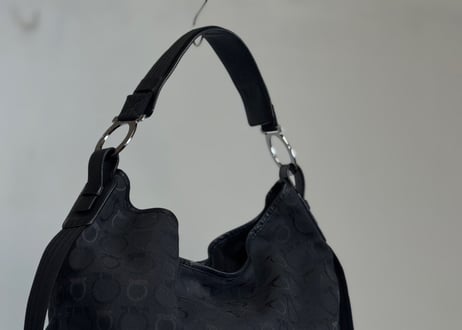 salvatore ferragamo gancini "総柄" shoulder bag
