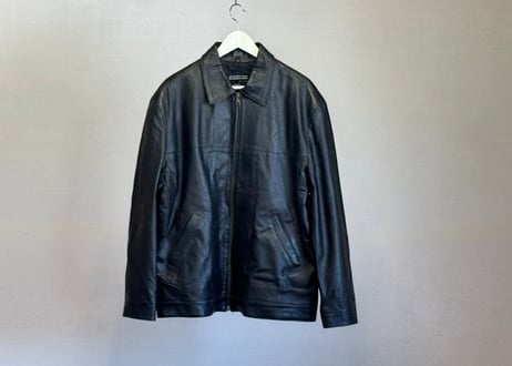 80s made in Italy leather jacket