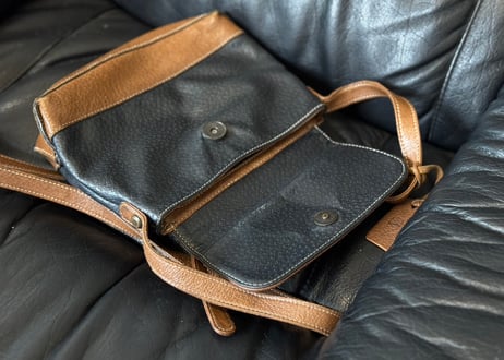 80s valentino leather shoulder bag