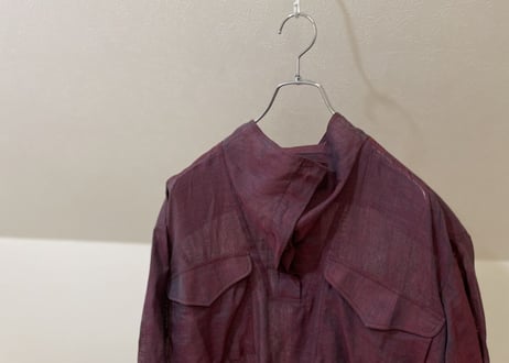 1980s isseymiyake linen shirt