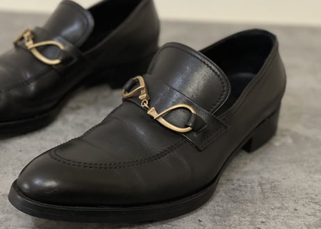 gucci leather loafer