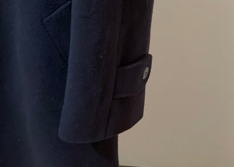 80-90s made in Italy cashmer wool lbelted coat