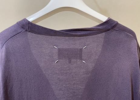maison margiela 2013ss purple cardigan
