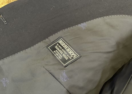 burberry double blazer "tasmania wool"