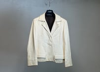 90-00s jilsander leather short jacket